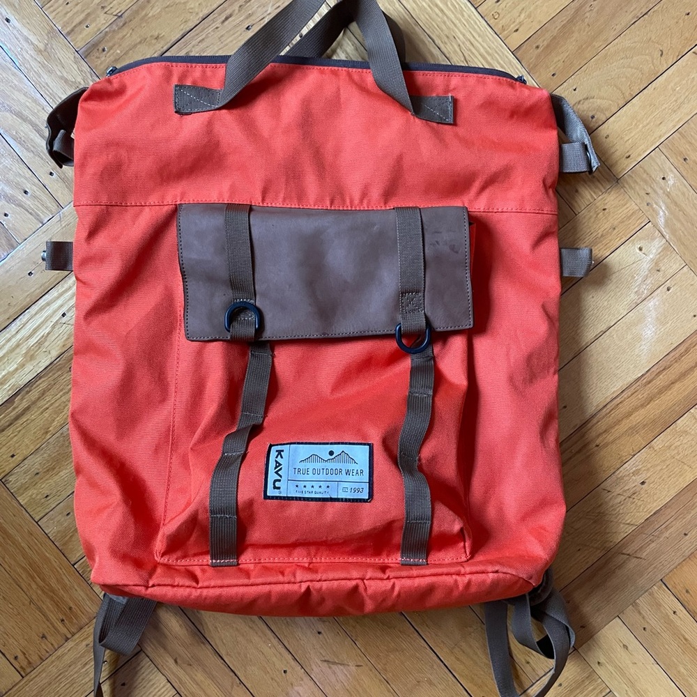 Kavu backpack orange